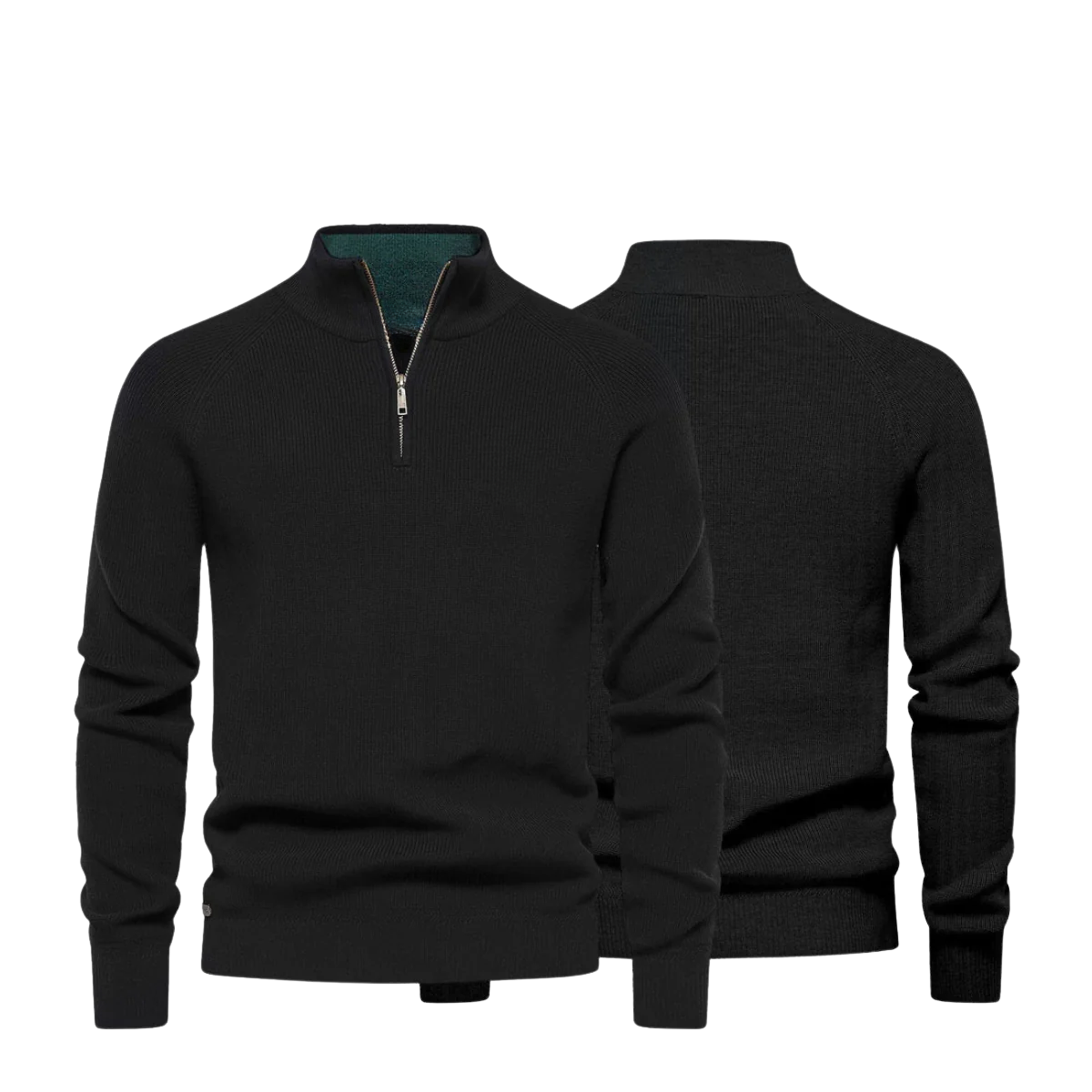 Halber zeitloser Retro-Pullover