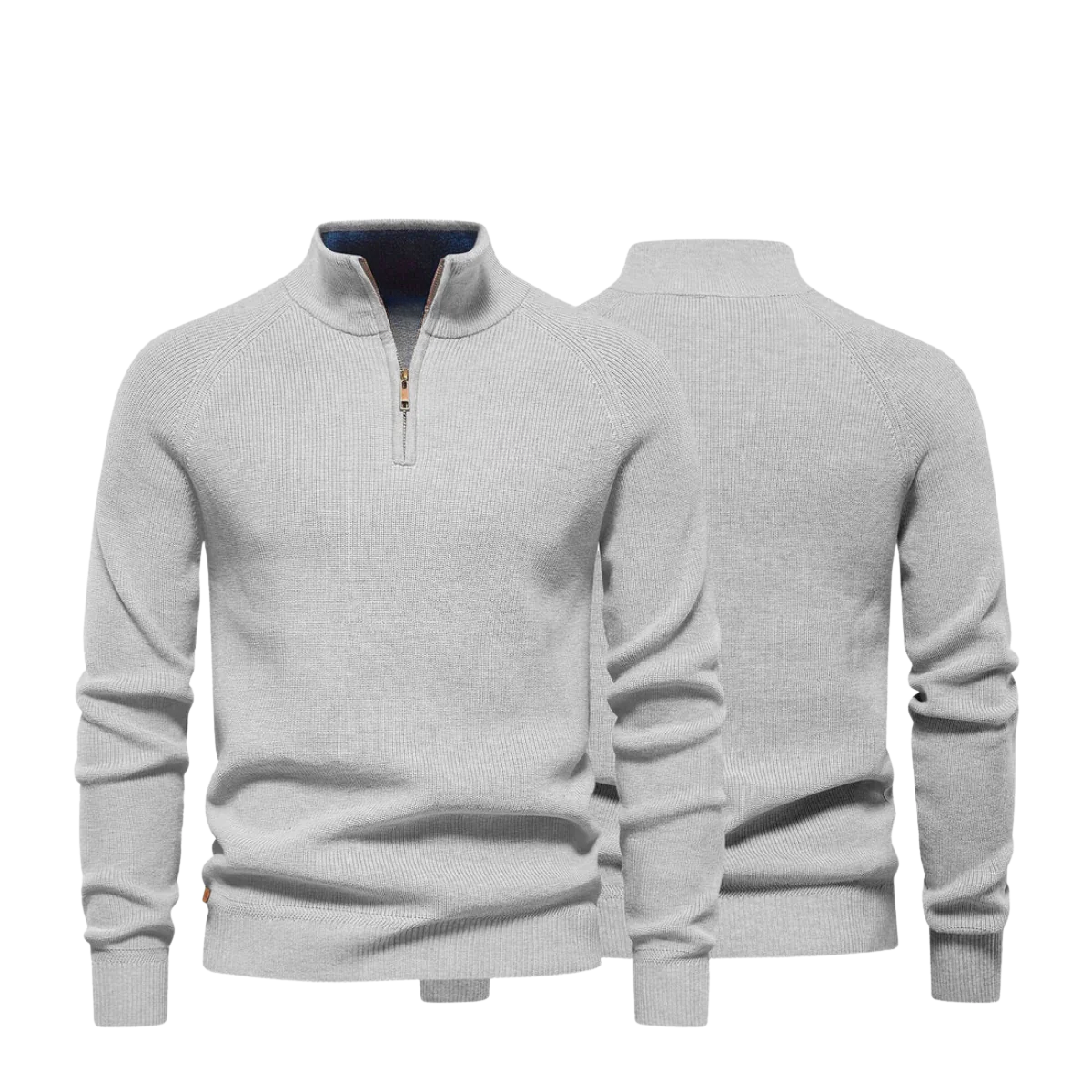 Halber zeitloser Retro-Pullover
