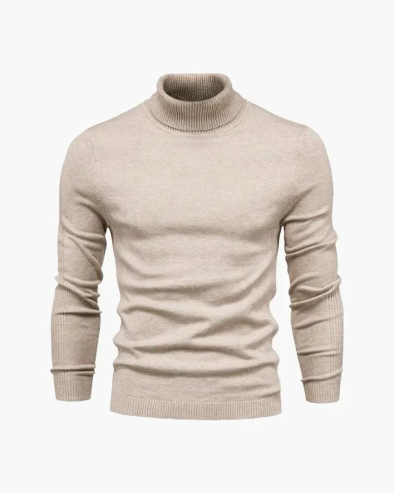 Classic men's turtleneck sweater